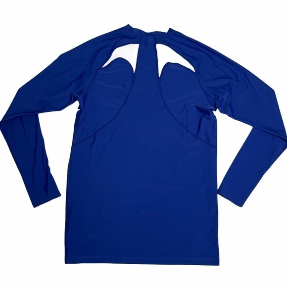 Easton Baseball Youth Base Layer Fitted Long Sleeve Top Royal Blue & White Small - Picture 5 of 8